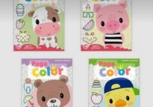Libro pega color